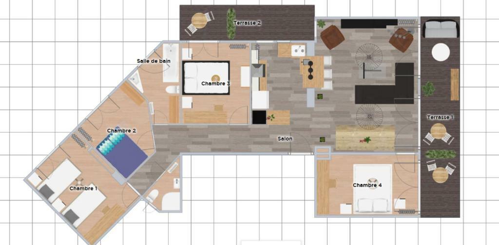 Le Grand Appart' Toulon Apartment ภายนอก รูปภาพ